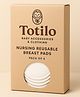 Totilo Nursing Breast Pads for Feeding Mother Washable, Reusable Soft Breast Pads (Pack of 6)
