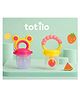 Totilo Premium Silicone Fruit Mickey Nibbler & Rattle Nibbler - Pink (Pack of 2)