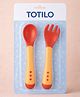 Totilo Feed with Ease Heat Sensitive Baby Feeding Spoon, Bpa Free, 3 Months+ - Red