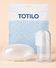 Totilo Silicone Baby Finger Toothbrush, Great for Massaging & Cleaning Gums, Use Soft Brush For Kids & New Born Baby, First Teeth, BPA - Free - White