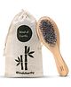 Kind of Earthy Soft Bristles Wooden Baby Brush for Cradle Cap - Brown