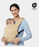 Haus & Kinder Enlace Ergonomic Beige Baby carrier For Newborns and Infants (3.2 to 11.3 kg)