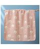 Honor Your Home Korean Organic Cotton Super Soft Absorbent Muslin 6 Layer Blanket - Pink