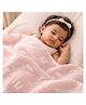 Honor Your Home Organic Cotton Super Soft Absorbent Muslin 6 Layer Blanket  - Pink