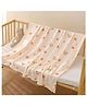 Honor Your Home 100% 4 Layered Bamboo Blanket/Swaddle (Teddy) - Peach