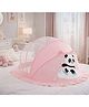 Honor Your Home Large Mosquito Net for Baby Panda Print Bottomless Net for Infants (0-24 Months) Safe & Easy Sleep Solution 135cm x 65cm x 65cm - Pink