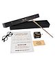 FUSKED Hermione Illuminating Wand Combo with Music Box and Sunglasses - Harry Potter Gifts for Potterheads - 25L Polyresin for 10+ Years - 3 Piece