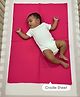 Baby Moo Plain Changeable Dry Sheet Water-resistant Bed Protector - Dark Pink