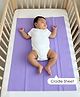 Baby Moo Plain Changeable Dry Sheet Water-resistant Bed Protector - Purple