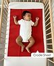 Baby Moo Plain Changeable Dry Sheet Water-resistant Bed Protector - Red