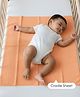 Baby Moo Plain Changeable Dry Sheet Water-resistant Bed Protector - Orange
