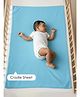 Baby Moo Plain Changeable Dry Sheet Water-resistant Bed Protector - Blue
