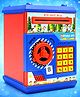 VGRASSP Piggy Bank ATM Toy For Kids With Number Password And Touch Sensor - Money Saving Gullak Safe With Lights And Sound - Perfect Gift For Boys And Girls - Red