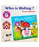 Who Is Hiding  Farm Animals, Hands-On Interactive Learning and Discovery Activity for Kids, Toddlers, Preschoolers - English