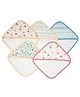 Tidy Sleep Baby Waffle Face Towel for Newborns (Set-1) Pack-5