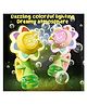 Sanjary Kids Flower Bubble Gun with Colorful Lighting Bubble Maker Blower Toys Sunflower Automatic Bubble Machine color design may vary