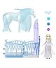 Disney Frozen Elsa & Nokk Small Doll & Horse Set with Icy Haven Playset and Accessories Frozen 2 Inspired - Blue