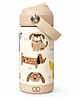 ONE AND ONLY Insulated Water Bottle 350 ml Brown, Dog Theme
