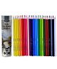 Brustro Studio Colour Pencil Set 24 in a Metal Tube | Break Resistant 3mm Lead,Easy to Blend,High Pigmented,Vibrant Colours,Non-Toxic,Pre-Sharpened | Ideal For Sketching, Drawing, Portrait
