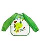 MIHAR ESSENTIALS  Long Sleeve Bibs, Waterproof Baby Bibs, Toddler Sleeved Bib, Baby Smock for Eating Feeding, 6-24 Months -Green Print May Vary