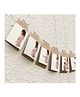 Amfin Baby Shower Photo Party Banner - Beige