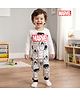 Babyhug Marvel Single Jersey Knit Full Sleeves Co-ords T-Shirt & Pajama Night Suit with Avengers Graphic - Multicolor