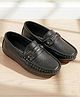 Pine Kids Slip On Loafers - Black