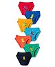 Simply Sinker Knit Dino Printed Briefs Pack Of 7 - Multicolour