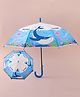 Babyhug Free Size Umbrella with Whale Print - Dark Blue