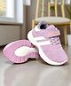 Binos Colour Blocked Striped Velcro Closure Shoes - Purple