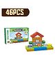 NEGOCIO 46 Pcs customers children's educational toys Animal garden puzzle cube building block toy set- PACK OF 1 - COLOR MAY VARY