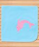 Child World Terry Knit Towel with Dolphin Print L 107 x B 71 cm - Blue