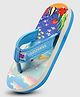 Toothless Sea Life Designed Flip Flops - Sky Blue