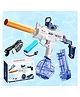 Sanjary Electric Automatic Water Gun Toy with Rechargeable Battery Large Drum Magazine Powerful Summer Water Blaster for Kids Outdoor Pool Play color design may vary