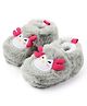 KIDLINGSS Animal Designed Fur Detailed Booties - Sea Green