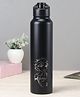 Disney by SKI Sprint Stainless Steel Sipper Water Bottle With Frozen Print Black - 950 ml