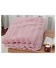 Butterthief Flannel Swaddle Baby Blanket for Newborn Babies- Light Pink