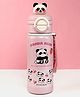 KolorFish Panda Style 700ml Water Bottle for Kids | Leakproof Travel Sipper | BPA-Free | Reusable Cute Design Tumbler | 304 Stainless Steel Inner (Happy Pink)