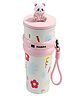 KolorFish Panda Style 700ml Water Bottle for Kids | Leakproof Travel Sipper | BPA-Free | Reusable Cute Design Tumbler | 304 Stainless Steel Inner (Pink)