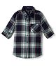 Noddy Full Sleeves Tartan Checked Shirt - Red & Navy Blue