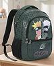 Naruto Height 16 Inches School Bag 19 Litres With 2 Compartments & 1 Front Pocket - Green