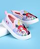 Pine Kids Disney Slip On Casual Shoes With Disney Princesses Print - Lavender