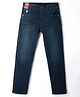 US Polo Assn Cotton Woven Full Length Washed Jeans - Blue