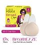 PINQ POLKA Breast Cup Silicone Bra Lift with BreathEAZE Technology I DD-E Cup size | Skin- Friendly Adhesive Invisible Reusable Stick on Boob Lift Cup with Reusable Cloth Bag
