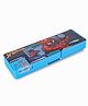 Spider Man Theme Magnetic Pencil Box with Built-in Sharpener - Light Blue