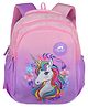 Faber Castle Height 14 Inches Unicorn Printed School Backpack - Pink