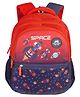 Faber Castle Height 15 Inches Space Theme Printed School Backpack - Red