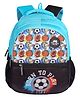 Faber Castle Height 15 Inches Ball Printed School Backpack - Blue