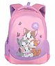 Faber Castle Height 17 Inches Kitty Printed School Backpack - Pink