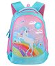 Faber Castle Height 17 Inches Unicorn Theme Printed School Backpack - Light Blue